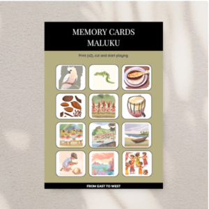 Memory game maluku - From east to west