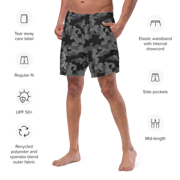 Men's swim trunks | Camo Black - Afbeelding 2