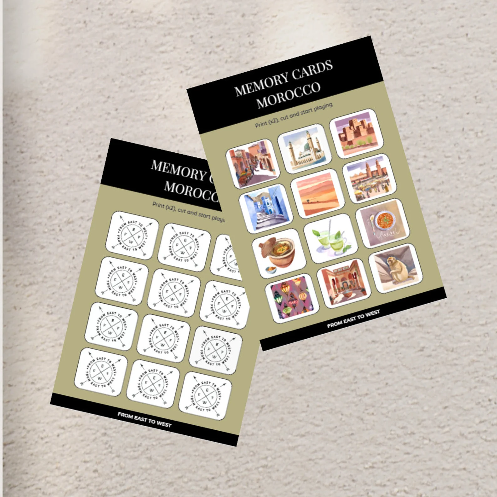 Memory Game Morocco - Afbeelding 2