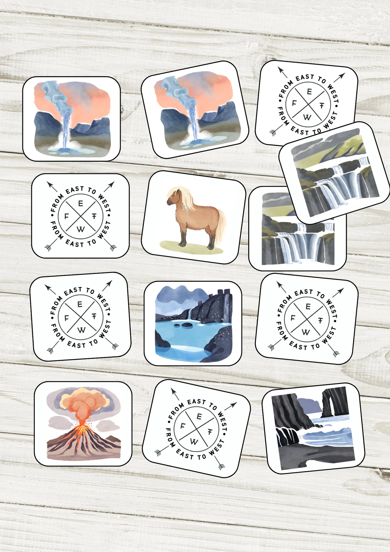 Memory Game Iceland - Afbeelding 2