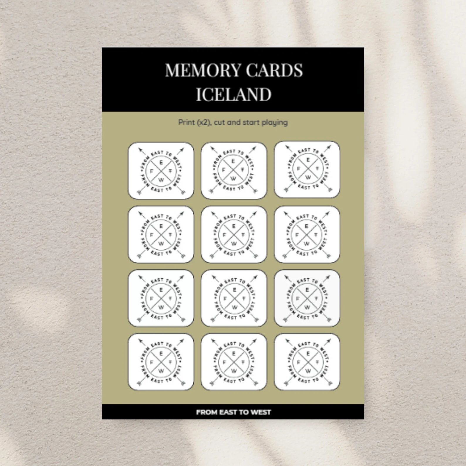 Memory Game Iceland - Afbeelding 4