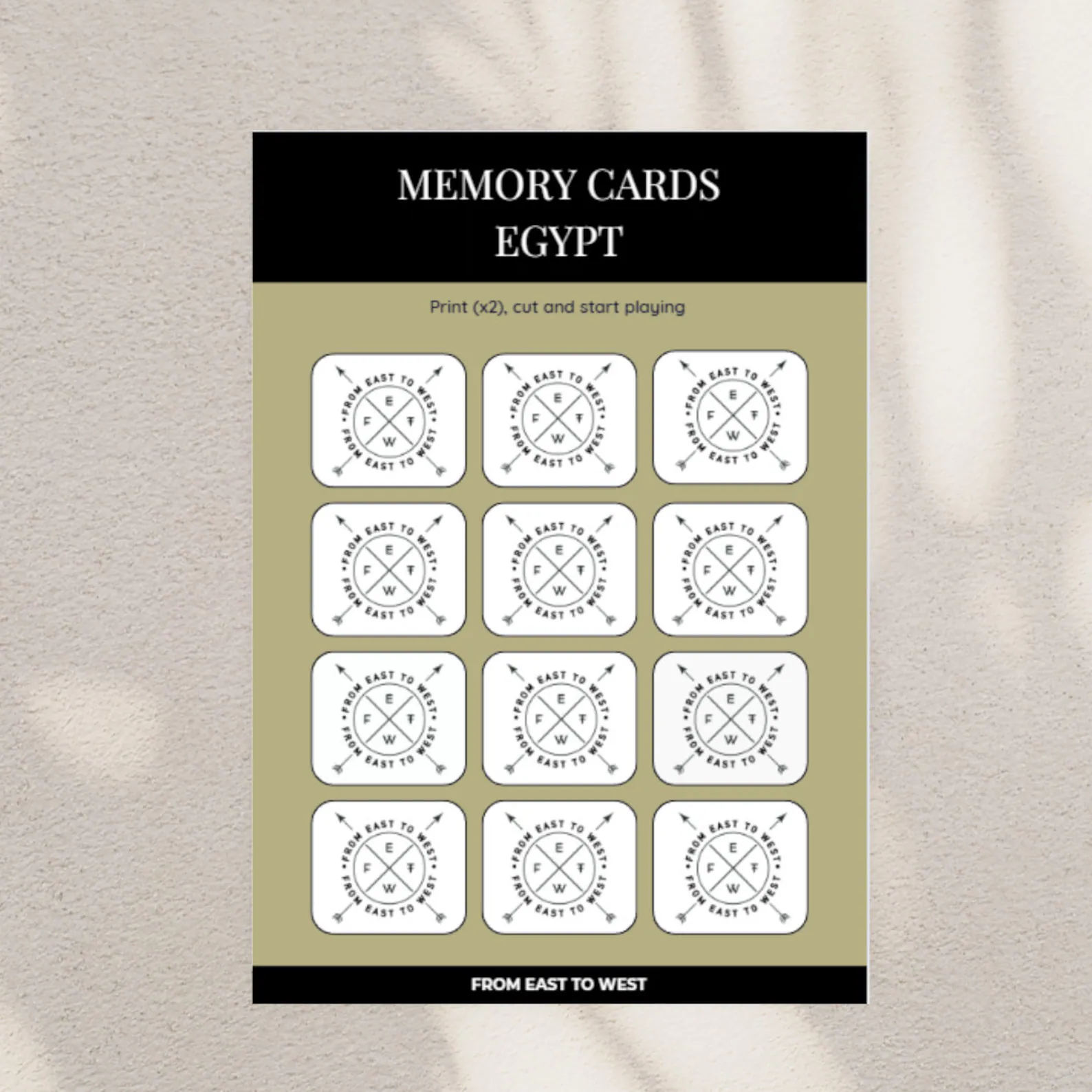 Memory Game Egypt - Afbeelding 4