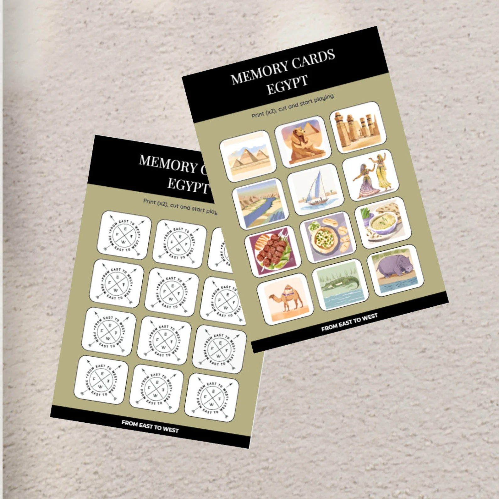 Memory Game Egypt - Afbeelding 3