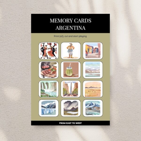 Memory Game Argentina - Afbeelding 2